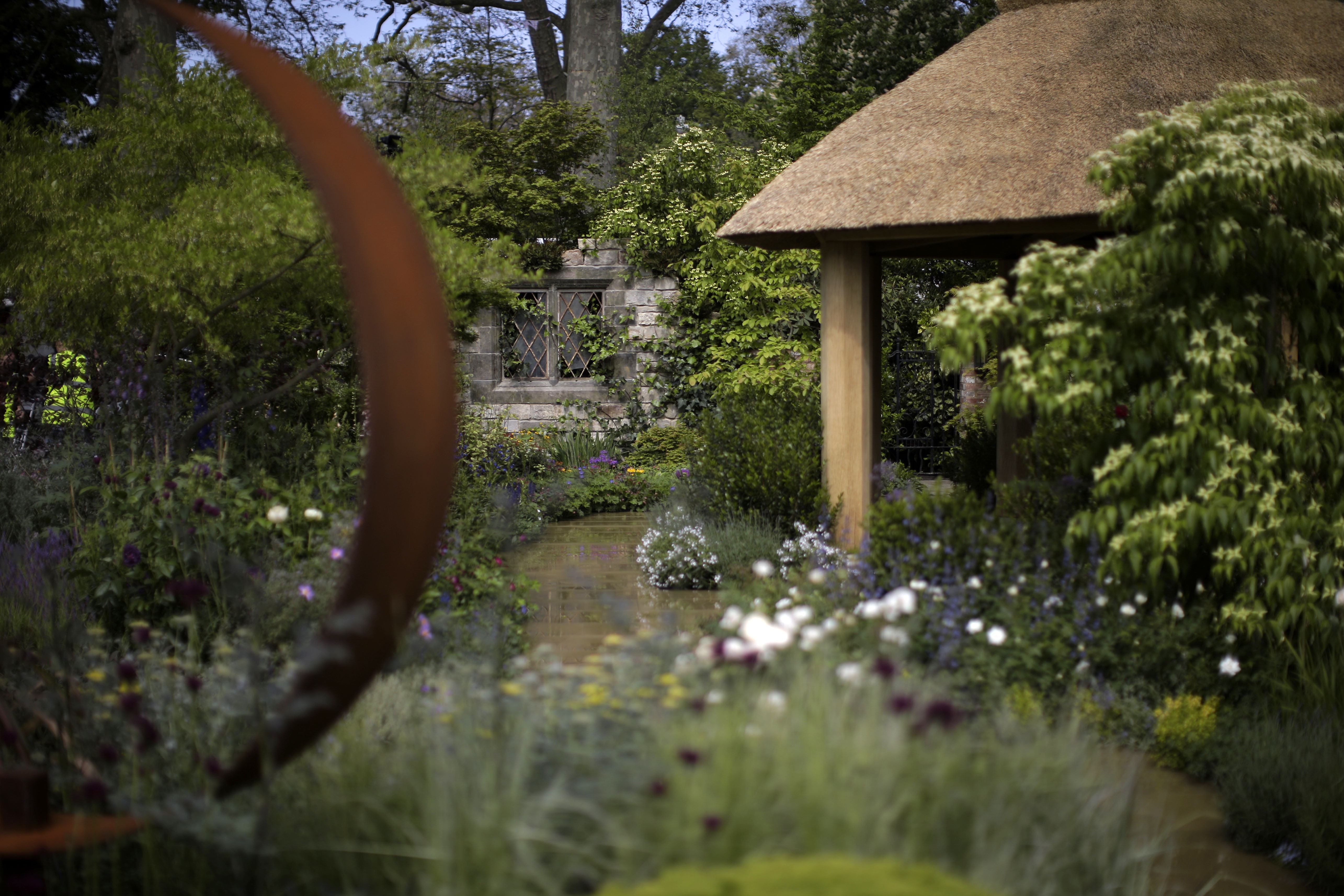 The M&G Garden designed by Roger Platts at The Chelsea Flower Show 2013 which won Gold Medal